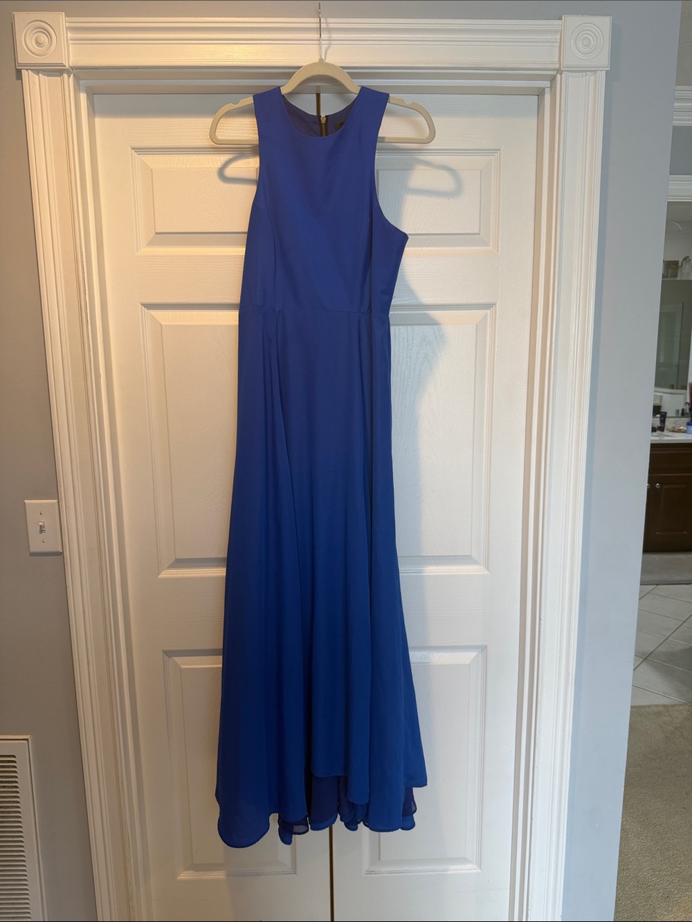 Naven Cobalt Blue Sleeveless Maxi Gown